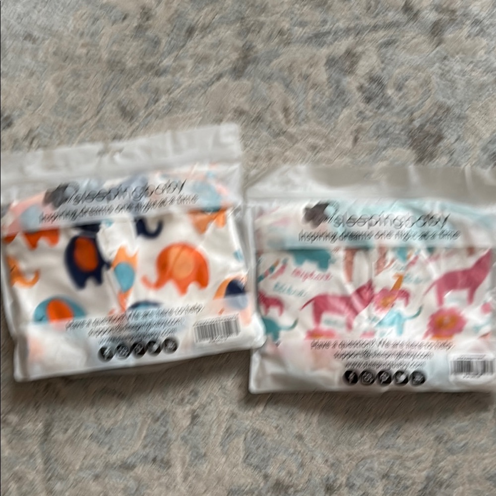 Zippadee size M sleep sacks - elephant and safari